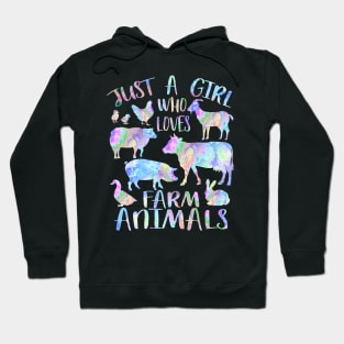 Just a girl who loves farm animals Hoodie